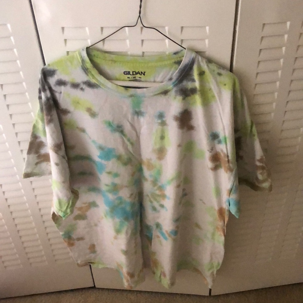 Handmade, tie-dye T-shirt, mens 2XL